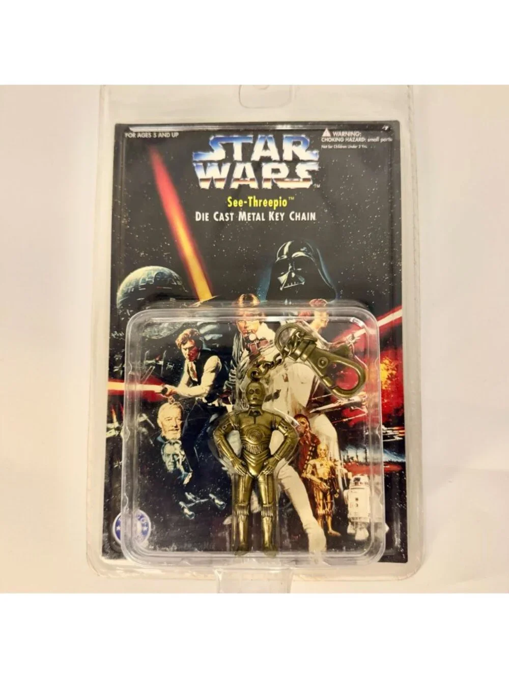 Star Wars C-3PO See-Threepio Die Cast Metal Key Chain | Classic